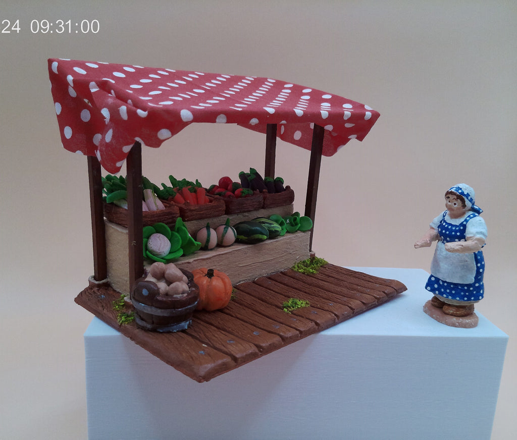 Etales de légumes