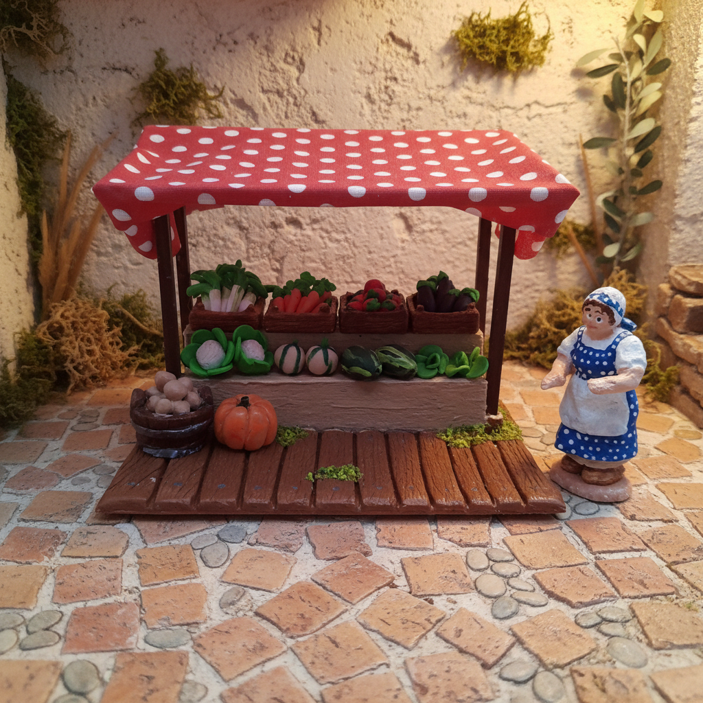 Étalage de légumes artisanal provençal