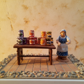 Étalage de confitures artisanal provençal