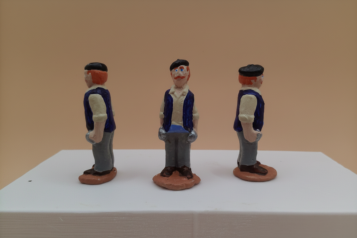 Joueur de pétanque sans horodatage